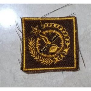 bet Gerakan Pramuka Logo Bet Badge Bordir Tunas Kelapa Putra Putri bulat kotak murah coklat kuning