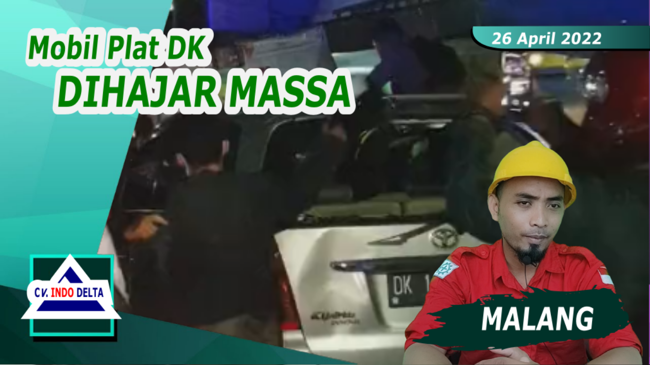 Mobil Plat DK Dihajar Massa: Banyak Salahnya