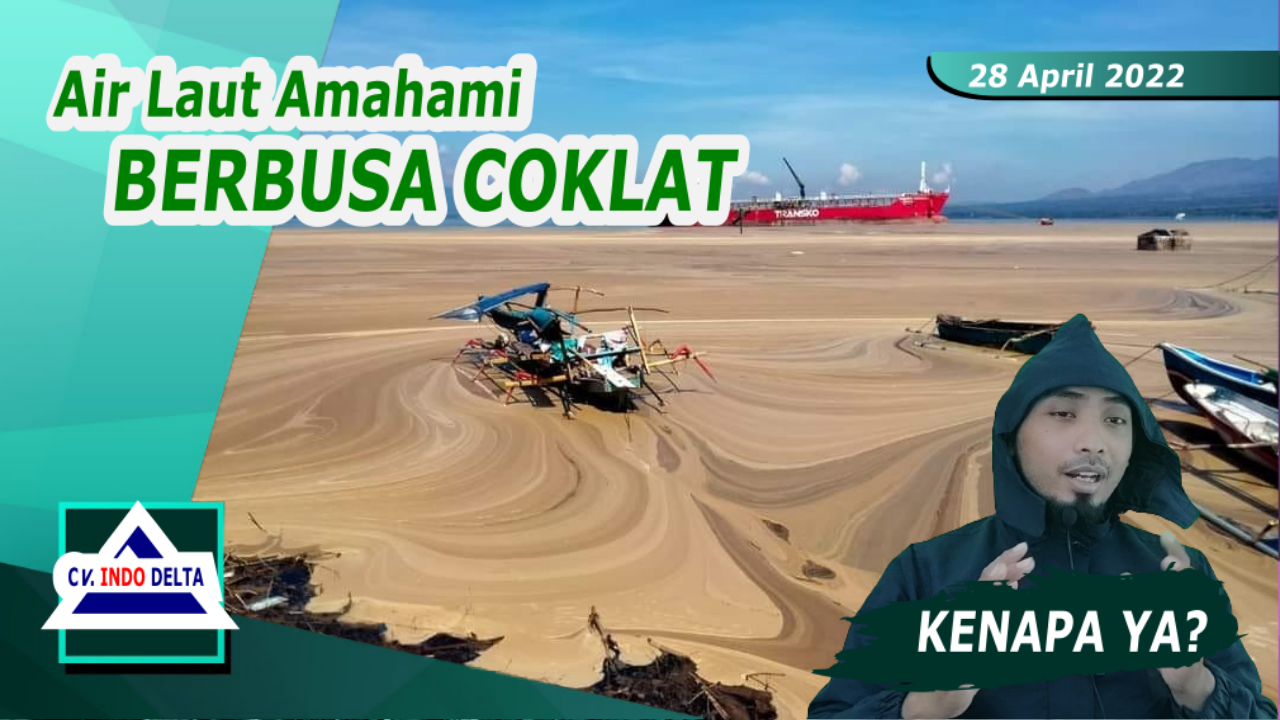 Air Laut Amahami Berbusa Coklat, Kenapa Ya??