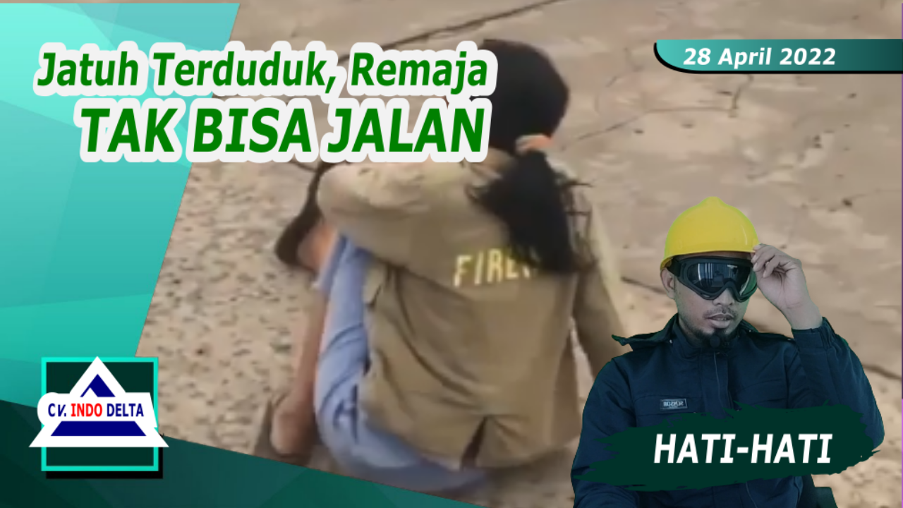 Remaja Dibonceng Motor Sport Jatuh Terduduk Sampai Gabisa Jalan