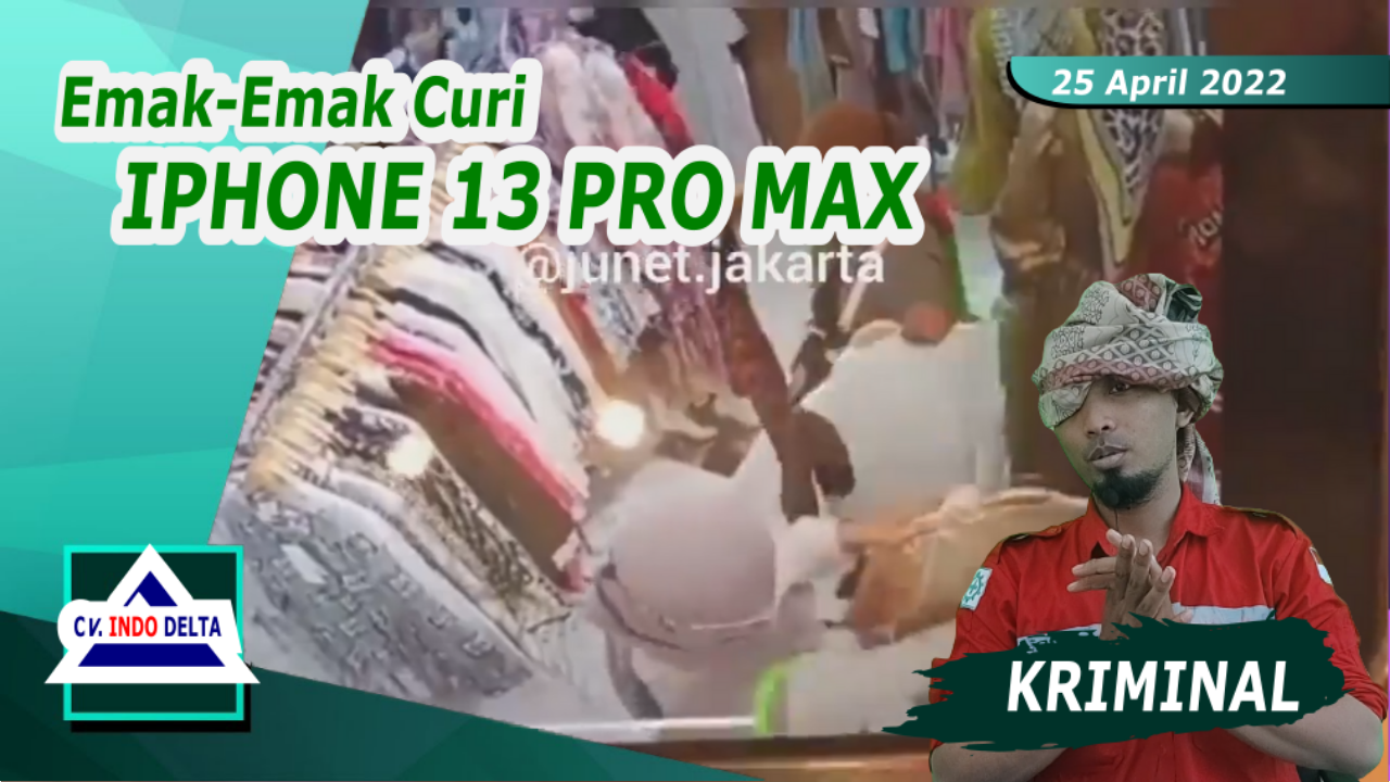 Emak-Emak di Thamrin City Curi Iphone Pro Max, Kok Tega Ya??